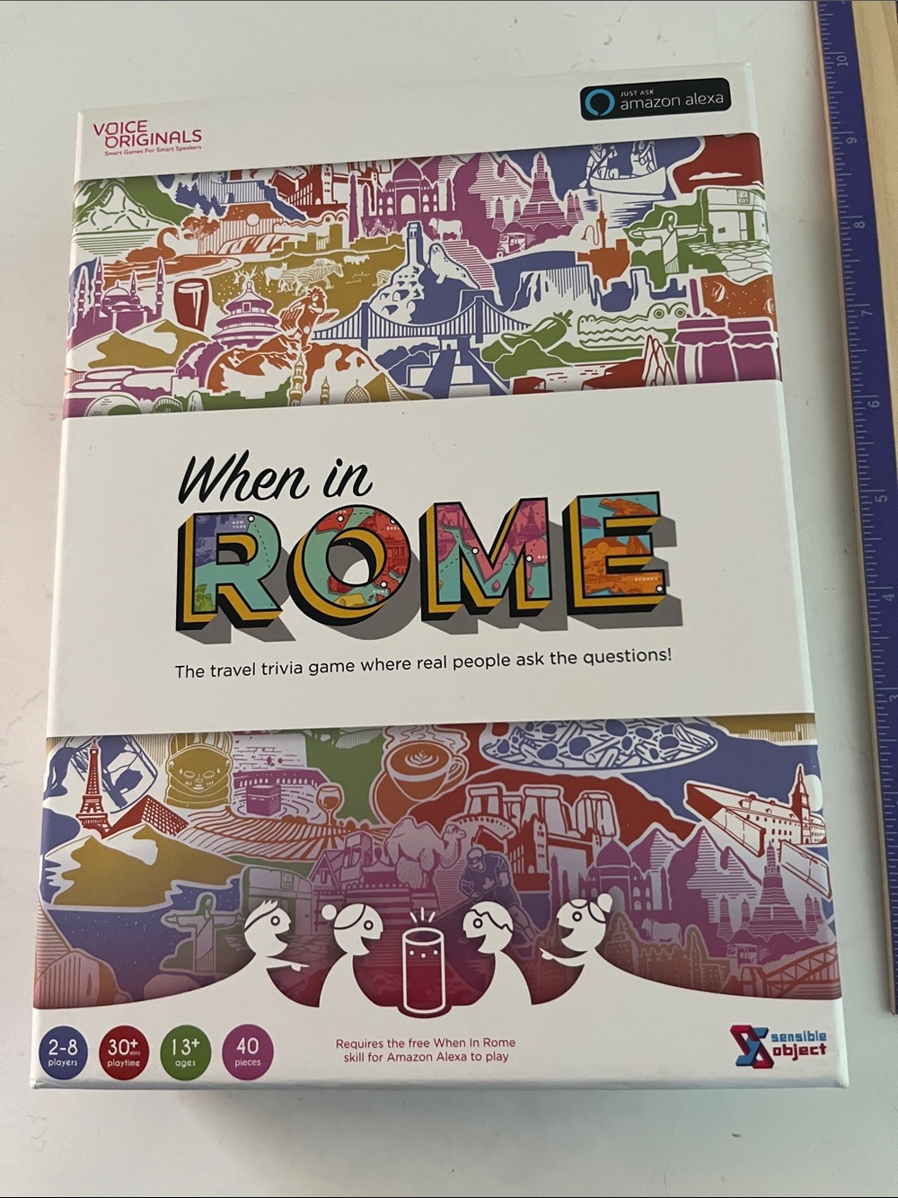 When in Rome Travel Trivia Game by – Multicolor